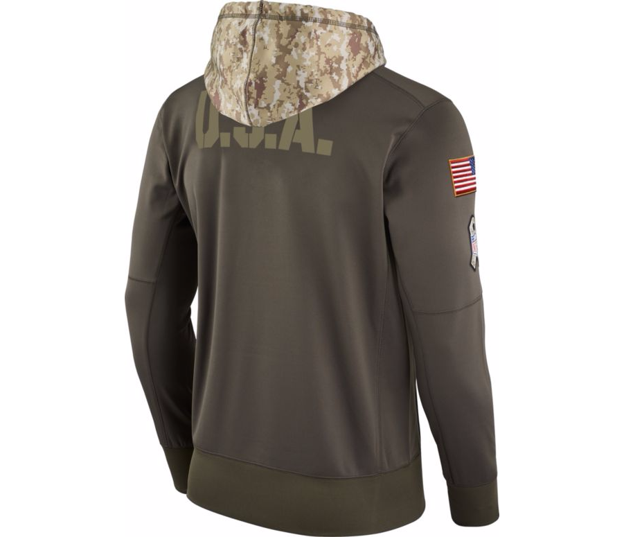 nike nfl salute to service therma po hoodie